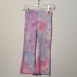 Cotton On Tie-Dye Pink & Lavender Flared Leggings